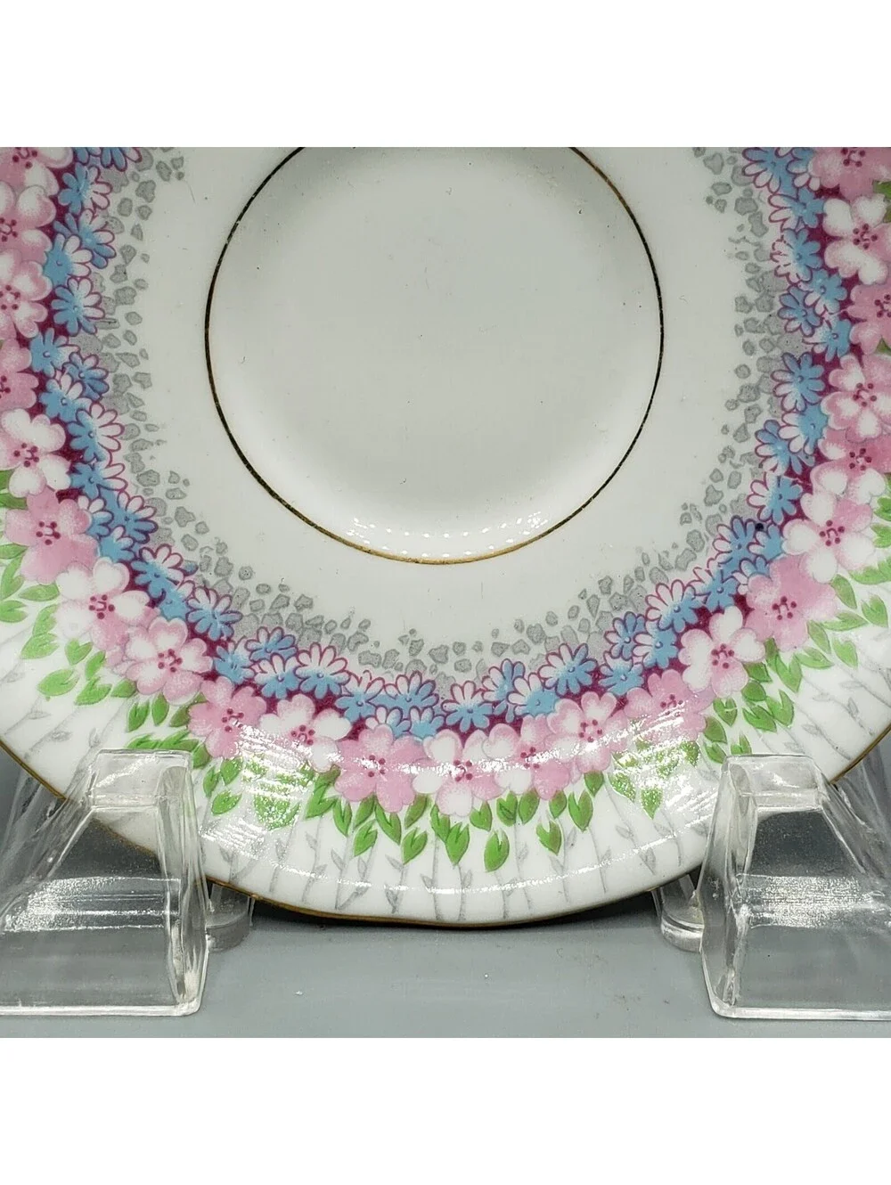 Royal Stafford Teacup & Saucer GLENDALE Petite Flowers England Bone China